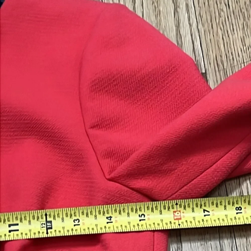 J.CREW BELL SLEEVE PAPAYA CREPE‎ DRESS SIZE 4